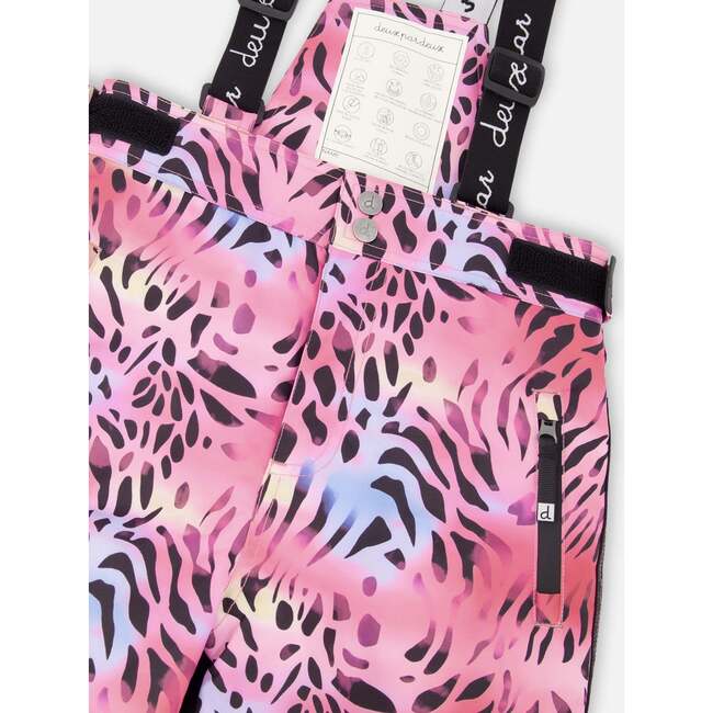 Two-Piece Teknik Snowsuit Multicolor Leopard and Zebra, Multicolor Leopard & Zebra - Snowsuits - 6