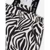 Two-Piece Play Snowsuit with Printed Pants, Off-White - Snowsuits - 6