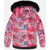 Two-Piece Play Snowsuit with Multicolor Print Jacket and Solid Pant, Black - Snowsuits - 3