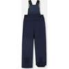 Two-Piece Play Snowsuit with Printed Colorblocked Jacket, Navy Blue - Snowsuits - 5