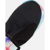 Winter Mittens Teknik, Blue Flower Print - Gloves - 5