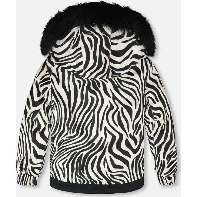 Two-Piece Play Snowsuit, Fuchsia - Snowsuits - 3