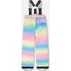 Two-Piece Chill Outerwear Set with Light Insulation, Rainbow Gradient - Snowsuits - 3