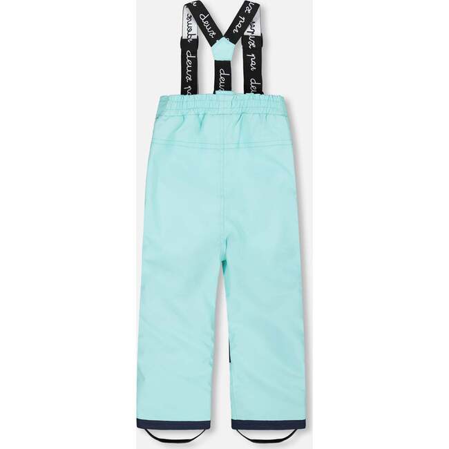 Two-Piece Chill Outerwear Set with Light Insulation, Turquoise Blue - Snowsuits - 4