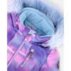 One-Piece Play Snowsuit, Purple Geo - Snowsuits - 4