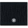 Lined Winter Neckwarmer, Black - Scarves - 1 - thumbnail