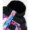 One-Piece Play Snowsuit, Black Butterfly Print - Snowsuits - 4