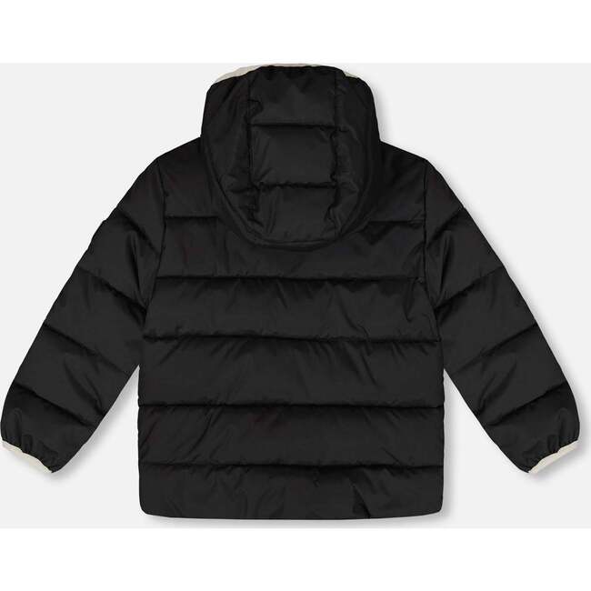 Compressible Winter Puffy Coat Designed for Car Seat, Black - Jackets - 3