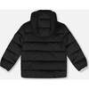 Compressible Winter Puffy Coat Designed for Car Seat, Black - Jackets - 3