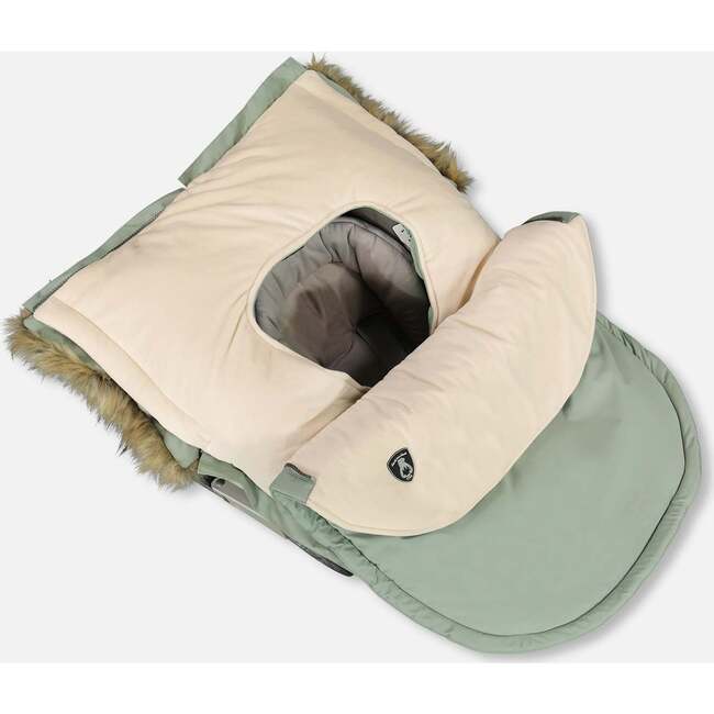 Bunting Bag Designed for Car Seat and Stroller, Sage Green - Car Seat Accessories - 4