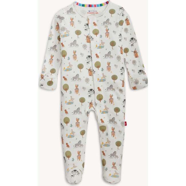 Magnetic Footie FUNNY FARM - Footie Pajamas - 2