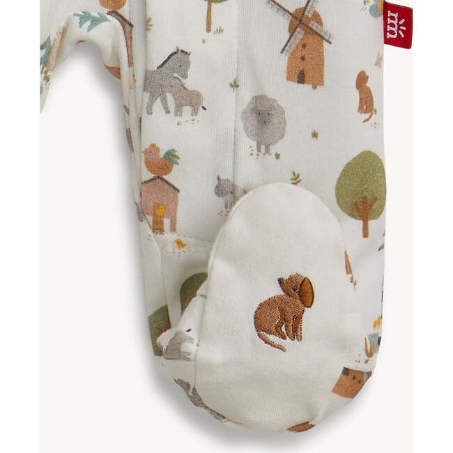 Magnetic Footie FUNNY FARM - Footie Pajamas - 3