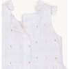 White Cotton Magnetic Easy Peasy Sleeveless Dress - Dresses - 2