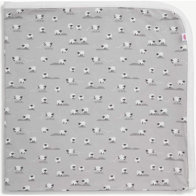 Gray Baa Baa Baby Modal Soothing Swaddle Blanket - Swaddles - 1