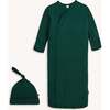 Magnetic Gown & Hat Set DEEP EMERALD - Nightgowns - 2