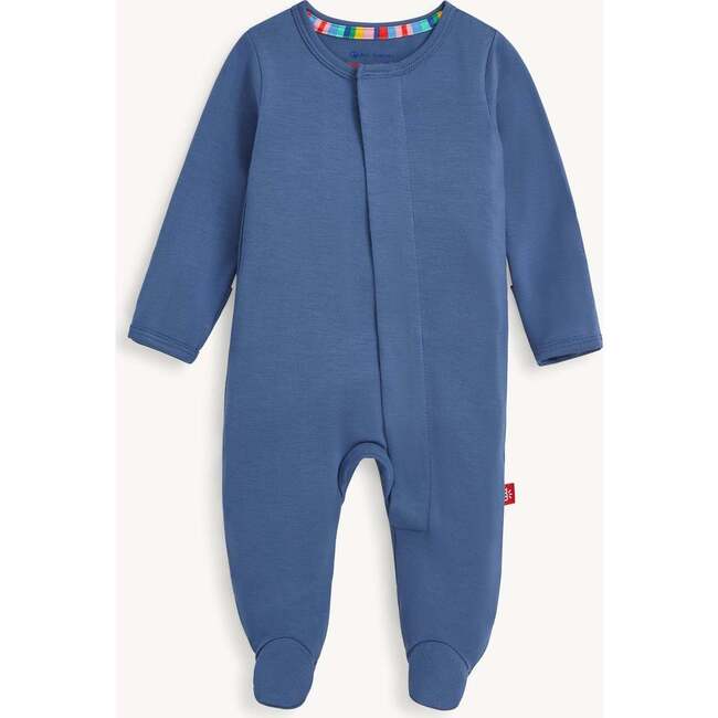 Magnetic Footie BANBRIDGE BLUE - Footie Pajamas - 2