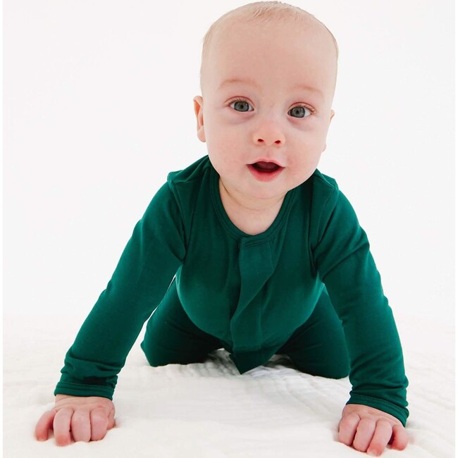 Magnetic Footie DEEP EMERALD - Footie Pajamas - 2