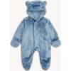 Winter Sky Minky Bear Footie - Footie Pajamas - 1 - thumbnail