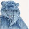 Winter Sky Minky Bear Footie - Footie Pajamas - 2