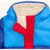 Storm Blue Nylon Puffer Parka - Jackets - 2
