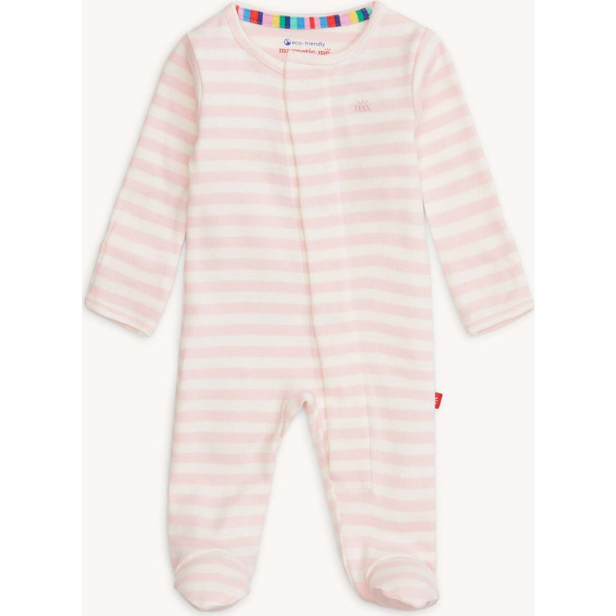 Magnetic Me Organic Cotton Baby Footie - Magnetic Closure Pajamas For Easy Dressing