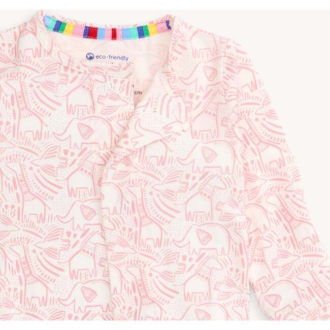 Pink Herds Of A Feather Modal Footie - Footie Pajamas - 2