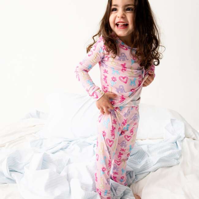 Pk Party Animals Glow In The Dark Mod L/S Pj - Pajamas - 2