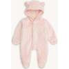 Pink Blossom Minky Bear Footie - Footie Pajamas - 1 - thumbnail