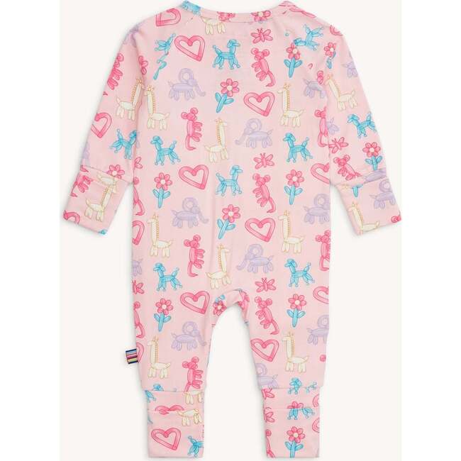 Pink Party Animals Glow In The Dark Mod Ccvr - Footie Pajamas - 3