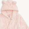 Pink Blossom Minky Magnetic Bear Jacket - Jackets - 2