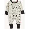 Natural Game Day Modal Conv Coverall - Footie Pajamas - 1 - thumbnail