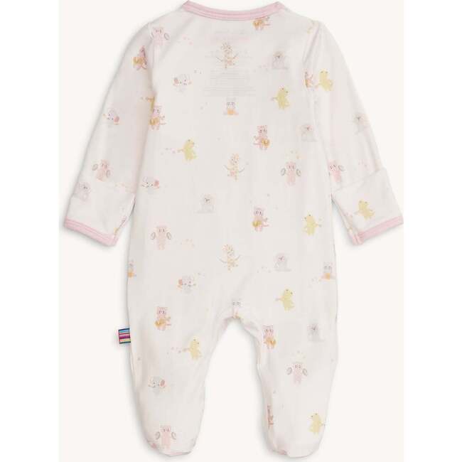 Pink Baby Beats Modal Footie - Footie Pajamas - 2