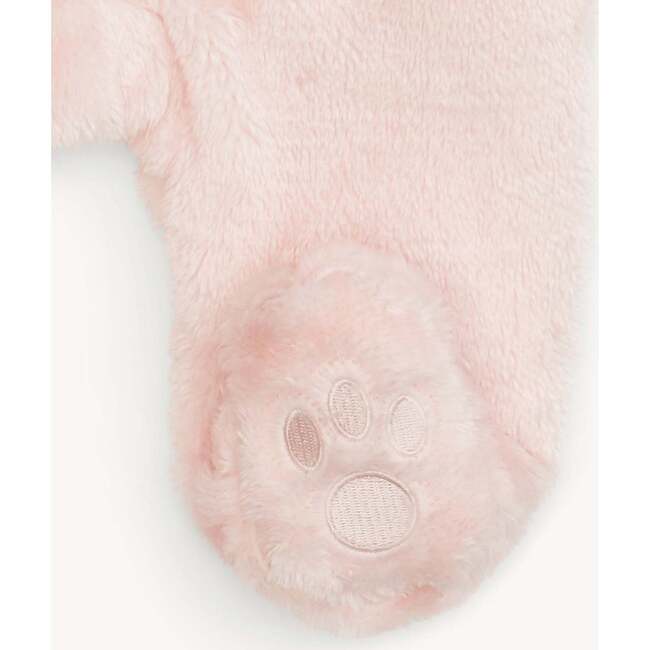 Pink Blossom Minky Bear Footie - Footie Pajamas - 2