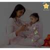 Pink Party Animals Glow In The Dark Mod Ccvr - Footie Pajamas - 4