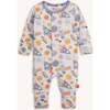 Let'S Rocket Modal Convertible Coverall - Footie Pajamas - 1 - thumbnail