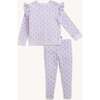 Lavendar Floral Waffle Set - Mixed Apparel Set - 3