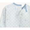 Grey Checkerboard Brushed Fleece Sweatsuit - Mixed Apparel Set - 3