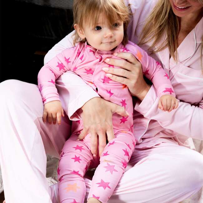 Cosmic Confetti W/ Foil Modal Conv Coverall - Footie Pajamas - 2