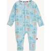 Blue Party Animals Glow In The Dark Mod Ccvr - Footie Pajamas - 1 - thumbnail