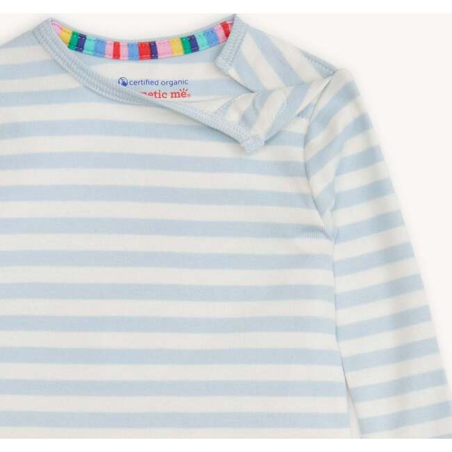 Blue Stripe Organic Cotton L/S Pj - Pajamas - 2