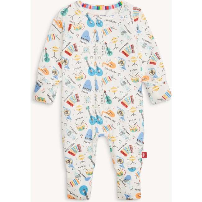 Bach & Roll Modal Convertible Coverall - Footie Pajamas - 3