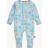 Blue Party Animals Glow In The Dark Mod Ccvr - Footie Pajamas - 3