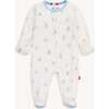 Blue Baby Beats Modal Footie - Footie Pajamas - 3