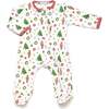 Holiday Baby Pima Two Way Zipper Footie, Winter's Whimsy - Footie Pajamas - 1 - thumbnail