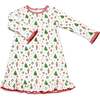 Holiday Long-Sleeve Girls Dress, Winter's Whimsy - Dresses - 1 - thumbnail