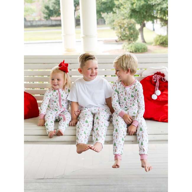 Holiday Pima Cotton Two-Piece Pajama Set, Winter's Whimsy - Pajamas - 2