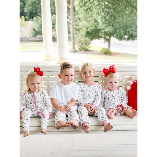 Holiday Pima Cotton Two-Piece Pajama Set, Winter's Whimsy - Pajamas - 4