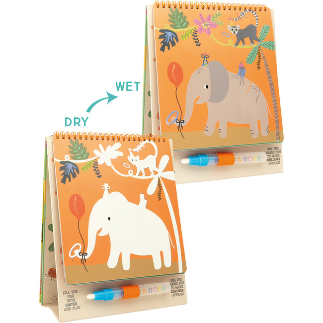 Magic Colour Changing Watercard Easel and Pen - Jungle - Arts & Crafts - 3