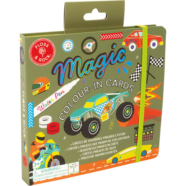 Magic Color Changing Water Cards - Cars