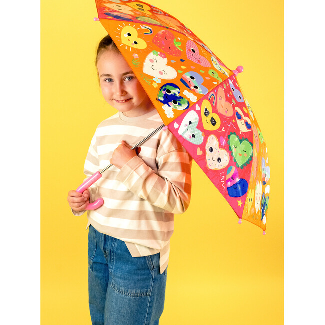 Hearts 6+ Colour Change Umbrella - Umbrellas - 4
